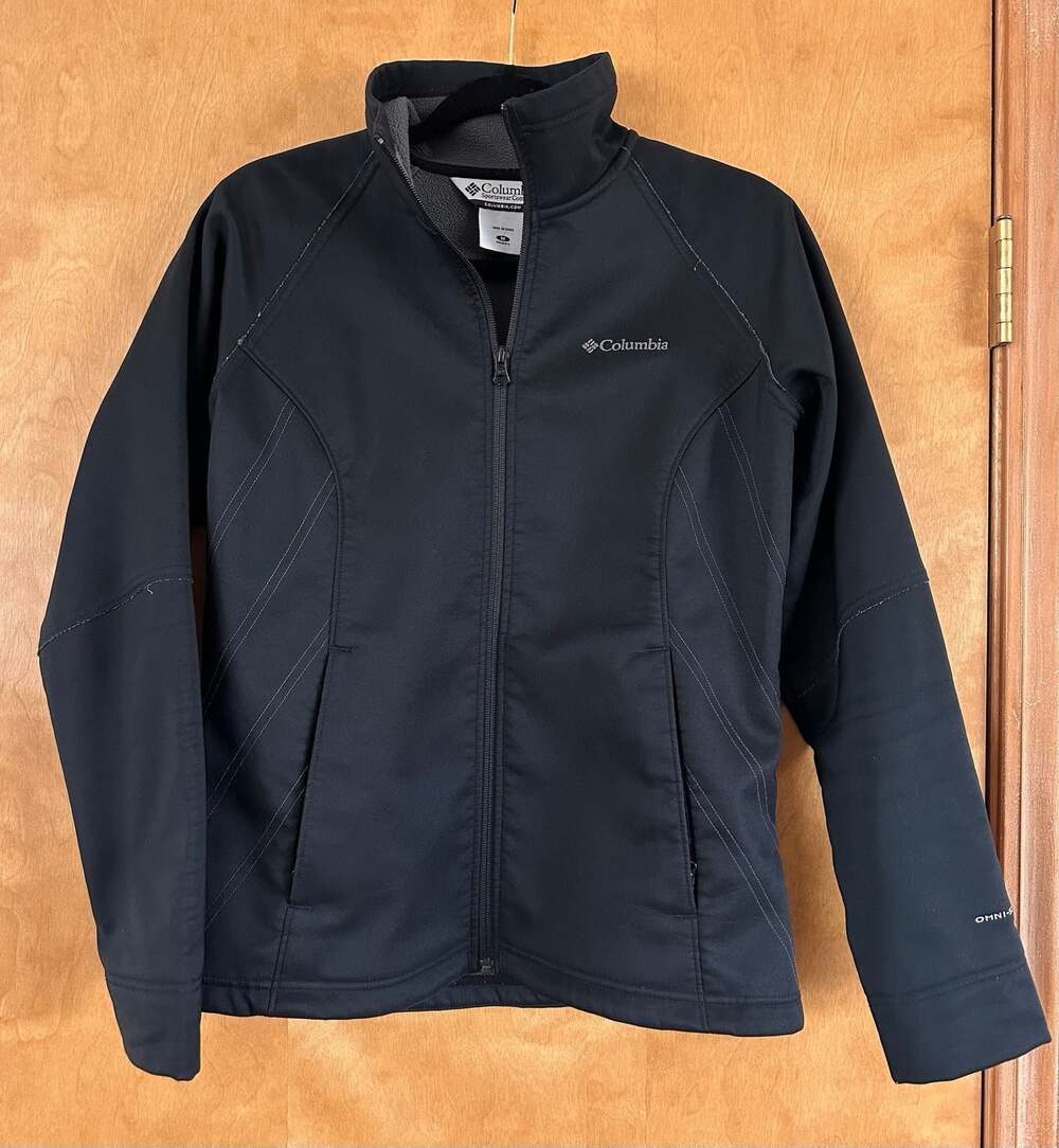 Columbia Women's Omni-Shield Softshell Jacket Black Zip Up